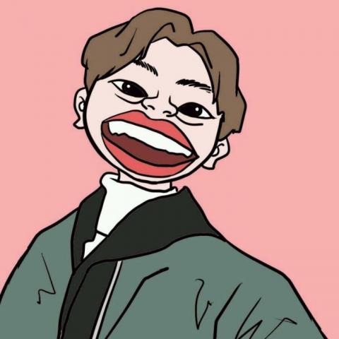  黑暗系动漫情侣头像丧系二次元血腥一对两张