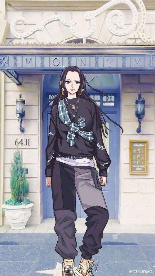  路飞如果穿上便装其实是挺好看的,尤其是女帝,更加靓丽
