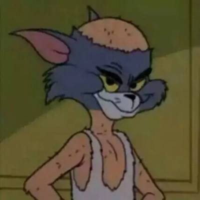 汤姆杰瑞情侣头像高清一对可爱猫和老鼠情头一左一右