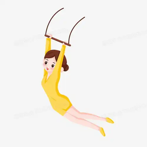  愚人节之手绘卡通在空中表演的女孩子png图片素材免费下载psd格式48004800像素熊猫办公