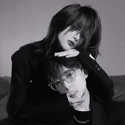  高冷情侣头像一男一女,真人优质