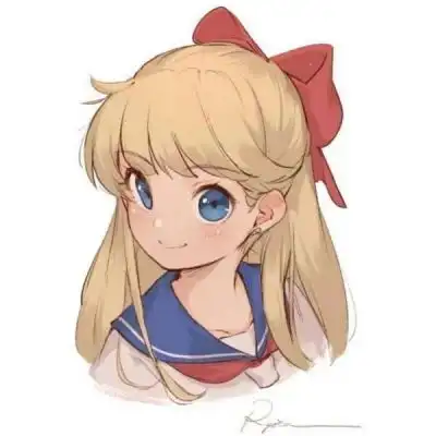  美少女战士手绘头像