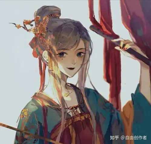 情侣头像.古风动漫女生