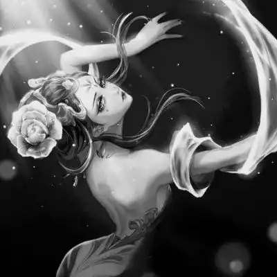  女生头像动漫古风黑色系,感谢生命有你参与