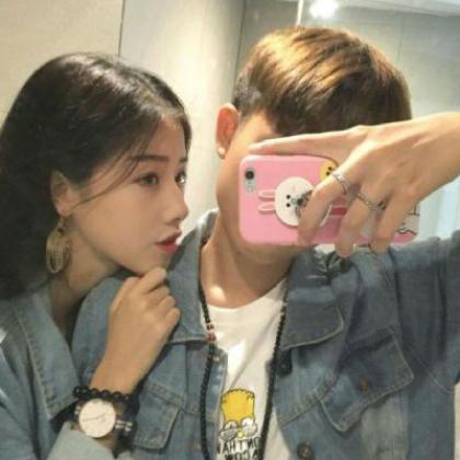 情侣头像清纯一男一女,我们有着太多的模切