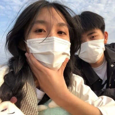  疫情期间戴口罩情侣头像文案
