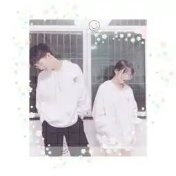  双人情侣头像带字