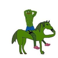  最近流行的绿青蛙头像微信头像图片大全
