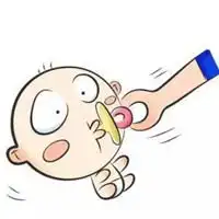  萌娃吸奶嘴头像q版萌娃吸奶嘴头像微信头像图片大全