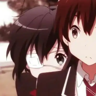  动漫情侣头像山中若有眠,枕的是星月