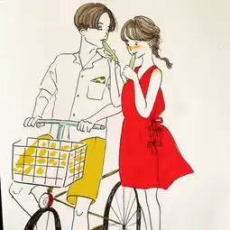  这对情侣的大尺度情趣插画,看过一张脸就红了