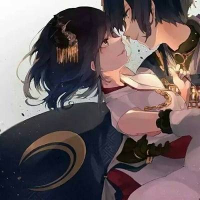  情侣头像分开一人一半动漫恩爱拼图头像一左一右