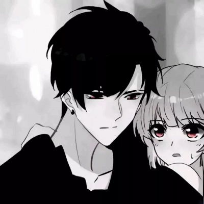  漫画情侣头像,等着女孩子来找你
