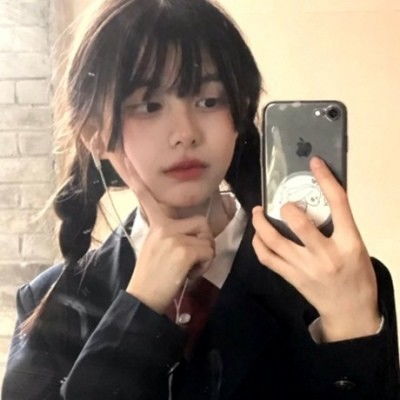 撩头发头像女