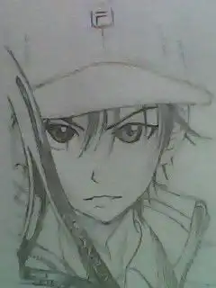 手绘越前龙马图片 手绘越前龙马图片