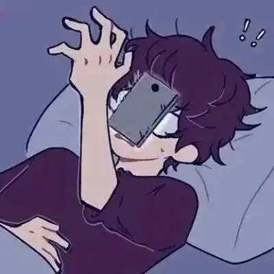 双手合十头像男卡通