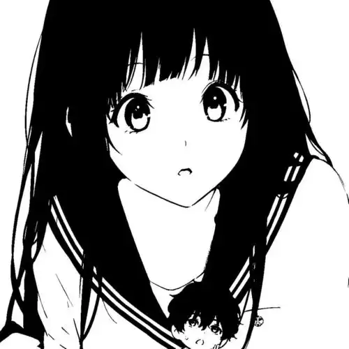  情头收集最好看的黑白动漫情侣头像