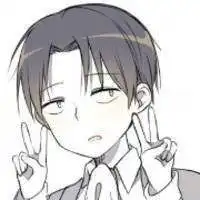  微信头像男生黑白手牵红线漫画图片