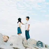 阳光唯美意境情侣头像情侣游戏