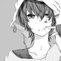  求动漫情侣黑白头像