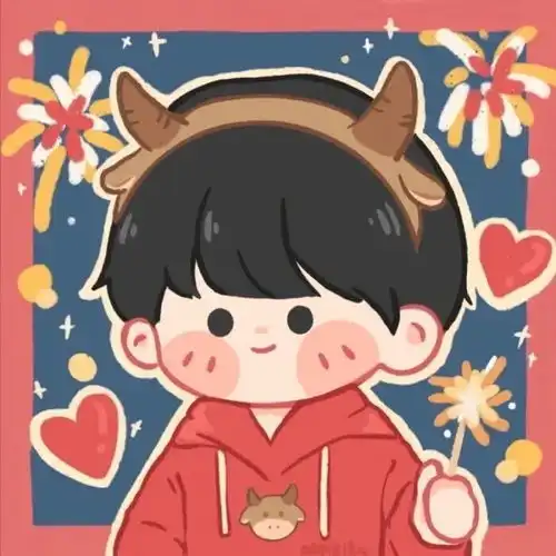 呆菊情侣头像漏财