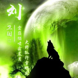 带孤狼的微信头像