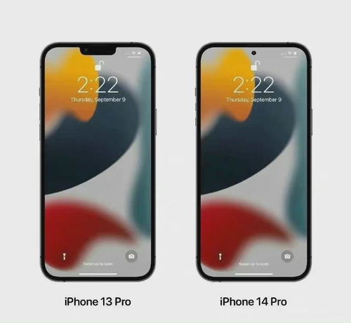  终于要和刘海屏说再见iphone14外观曝光,全民挖孔屏时代来临