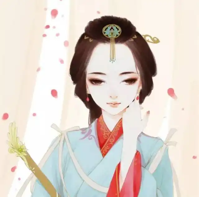  古风头像100张古风女子扶柔倾国色,风华绝世人