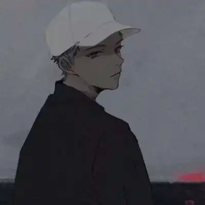 黑夜头像男生冷酷背影