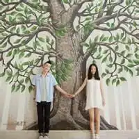  精选韩系情侣双人头像唯美在爱情里面没有输赢