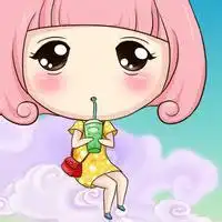 日本短发美女卡通头像