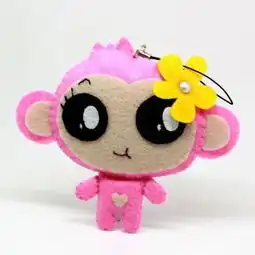  布布熊不织布材料包手工diy悠嘻猴布艺挂件堆糖,美好生活研究所