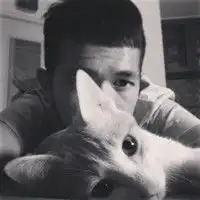 男孩和猫情侣头像小猫