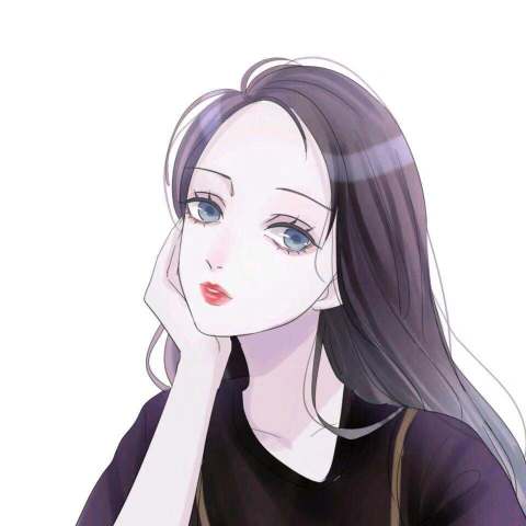  简约文艺手绘女生头像,好看到窒息,多人闺蜜也可以用哦
