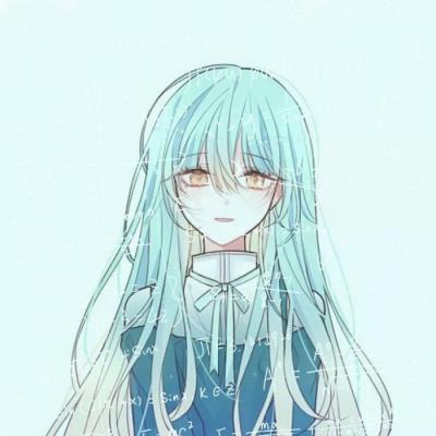  带公式的卡通情侣头像