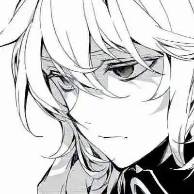 日漫情侣头像单人黑白注