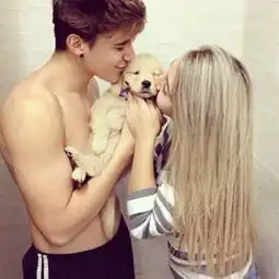  撩狗爱人欧美情侣头像qq头像扣扣居