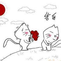  简单线条情侣头像微信唯美微信头像图片大全