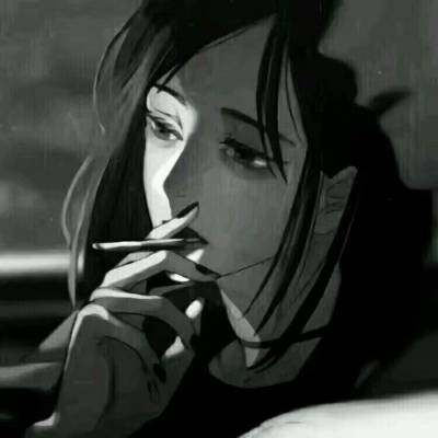  动漫黑暗情侣头像一对又丧又酷情头一左一右