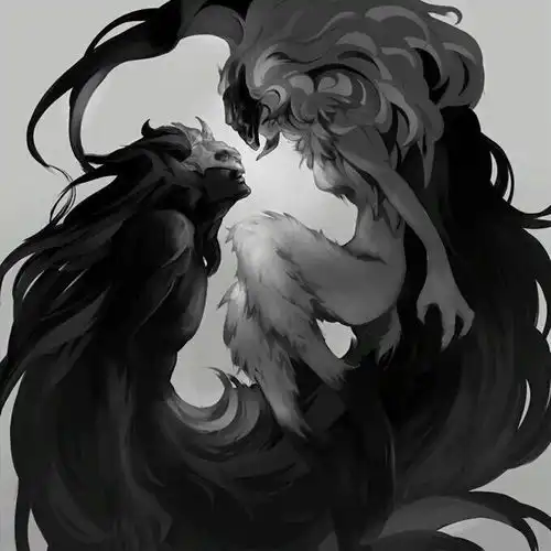 情侣头像黑色头像带字永