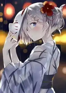 情侣头像照片二次元面具