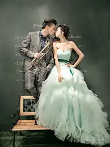  时尚韩式个性创意拍摄婚纱摄影效果图
