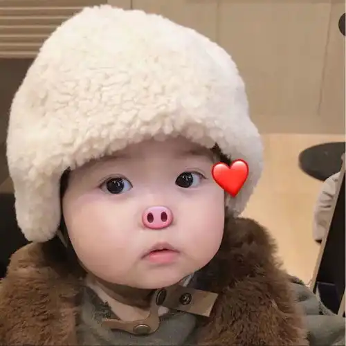  头像丨可爱的萌娃情侣头像