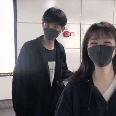  沫兮一对两张真人气质唯美小众情侣头像我要个性网