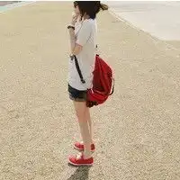 2014非主流情侣头像散步