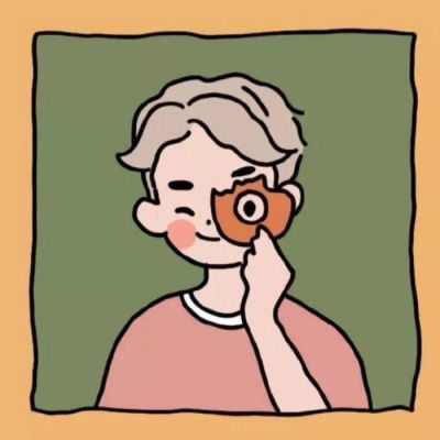  情侣头像手绘简约一对手绘qq头像情侣专用图片