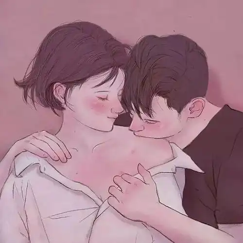  她画下热恋情侣的甜蜜日常,看得人脸红心跳