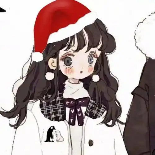  头像圣诞节情侣头像单人头像多人头像