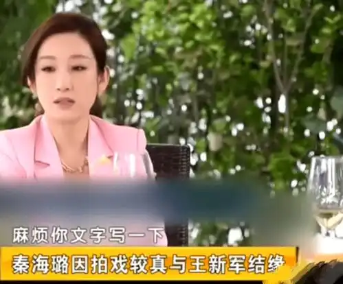  秦海璐为爱流过两次泪,是离异的王新军让我相信爱情,他最懂我