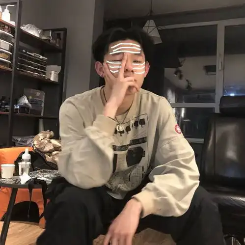 男生头像侧脸动漫阳光